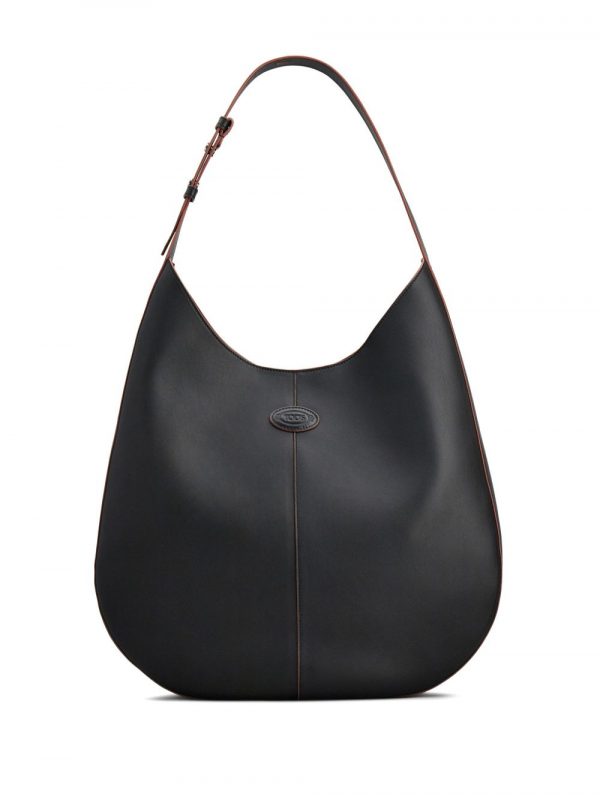 BORDA HOBO DI BAG MEDIA IN PELLE