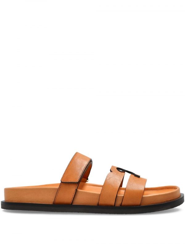 SANDALO SPORT SLIDE IN PELLE