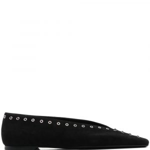 BALLERINA STRINGATA IN SUEDE
