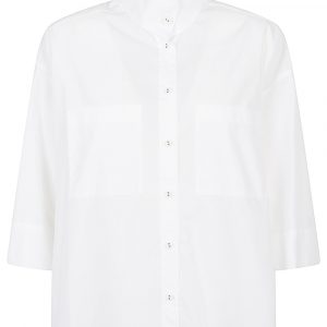 CAMICIA COLLO ALTO IN COTONE