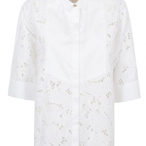 CAMICIA IN COTONE CON PIZZO