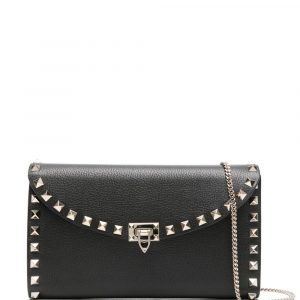 MINI BORSA ROCKSTUD IN PELLE CON TRACOLLA