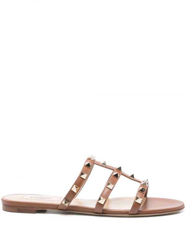 SANDALO ROCKSTUD IN PELLE