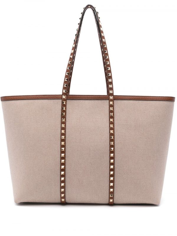 BORSA ROCKSTUD MEDIA IN CANVAS