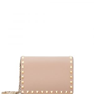 MINI BORSA ROCKSTUD IN PELLE