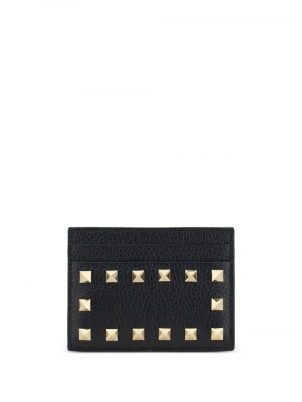 PORTA CARTE ROCKSTUD IN PELLE
