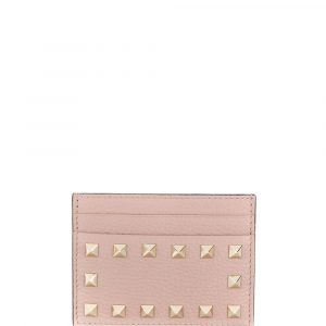 PORTA CARTE ROCKSTUD IN PELLE