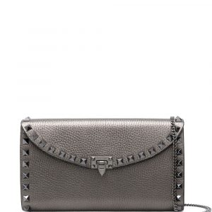 MINI BORSA ROCKSTUD IN PELLE CON TRACOLLA