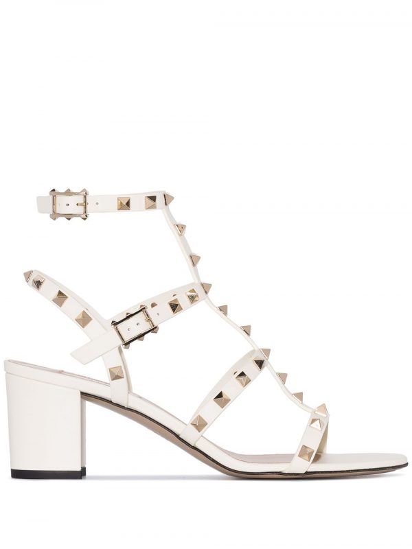 SANDALO ROCKSTUD IN PELLE