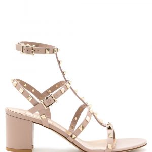 SANDALO ROCKSTUD IN PELLE