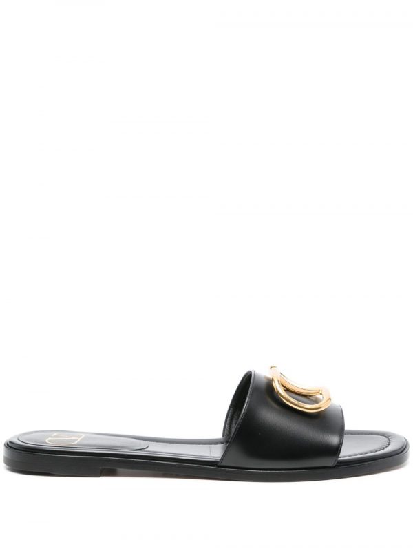 SANDALO VLOGO SIGNATURE IN PELLE