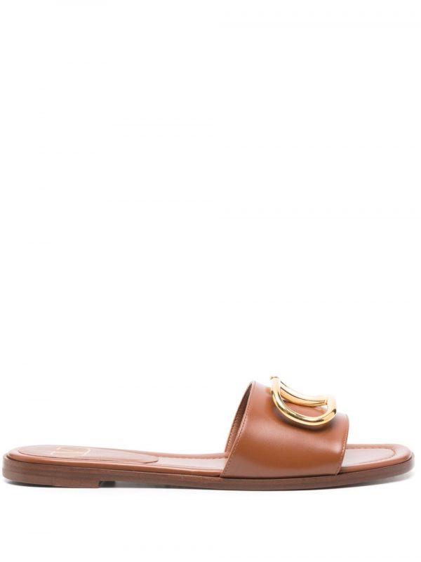 SANDALO VLOGO SIGNATURE IN PELLE