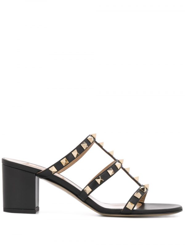 SANDALO ROCKSTUD IN PELLE