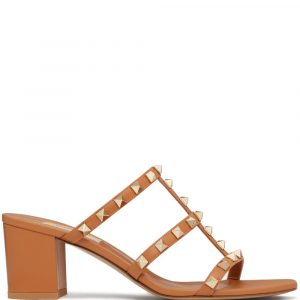 SANDALO ROCKSTUD IN PELLE