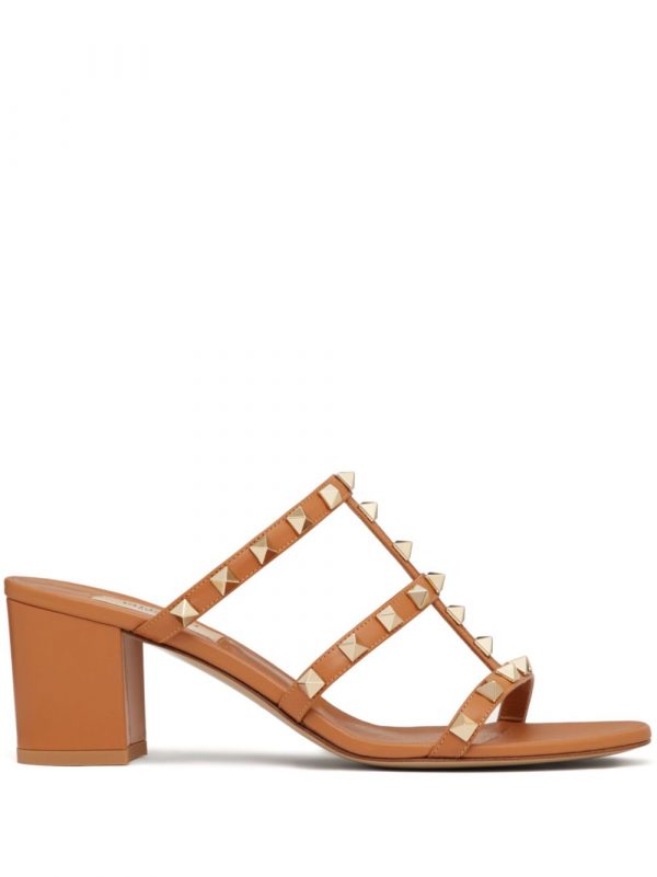 SANDALO ROCKSTUD IN PELLE