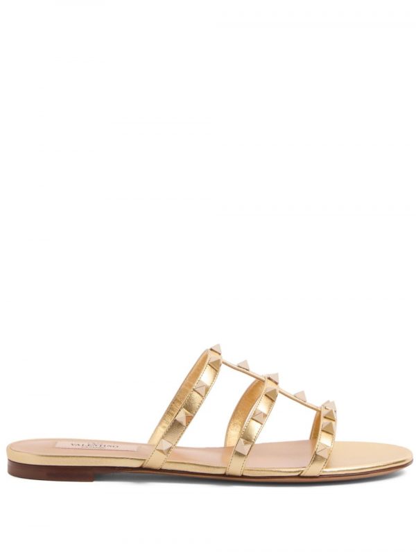 SANDALO ROCKSTUD IN PELLE