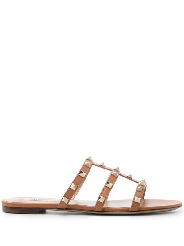 SANDALO ROCKSTUD IN PELLE