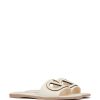 SANDALO VLOGO CUT-OUT IN PELLE — изображение 2