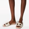 SANDALO VLOGO CUT-OUT IN PELLE — изображение 6