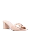 SANDALO VLOGO CUT-OUT IN PELLE — изображение 2