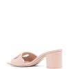 SANDALO VLOGO CUT-OUT IN PELLE — изображение 3