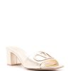 SANDALO VLOGO CUT-OUT IN PELLE — изображение 4