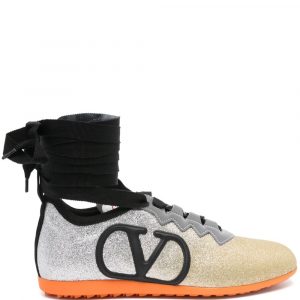 SNEAKER CHROMATHON IN PELLE