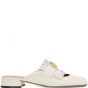 SLIPPER VLOGO SIGNATURE IN PELLE