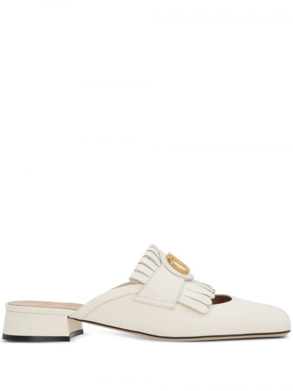 SLIPPER VLOGO SIGNATURE IN PELLE