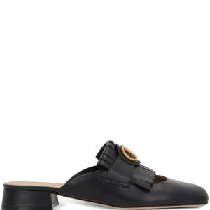 SLIPPER VLOGO SIGNATURE IN PELLE