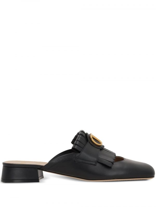 SLIPPER VLOGO SIGNATURE IN PELLE