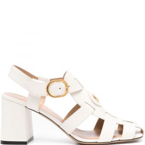 SANDALO VLOGO SIGNATURE IN PELLE
