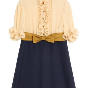 ABITO CORTO IN CREPE DE CHINE