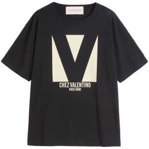 T-SHIRT CHEZ VALENTINO IN COTONE