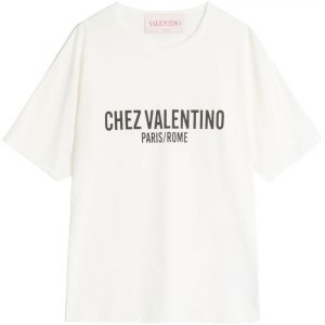 T-SHIRT CHEZ VALENTINO IN COTONE