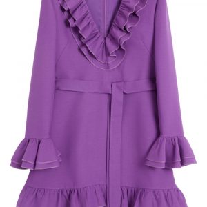 ABITO CORTO IN CREPE COUTURE