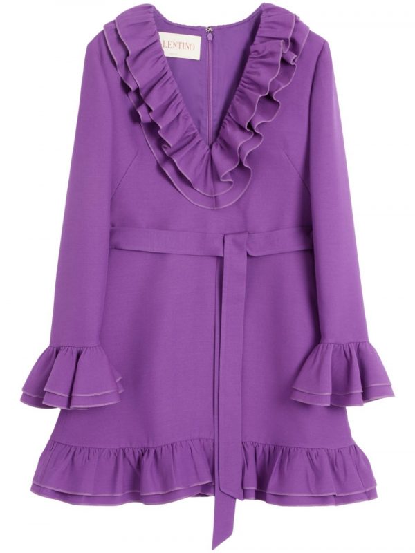 ABITO CORTO IN CREPE COUTURE