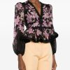 BLUSA STAMPATA IN LINO E SETA — изображение 2