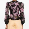 BLUSA STAMPATA IN LINO E SETA — изображение 5