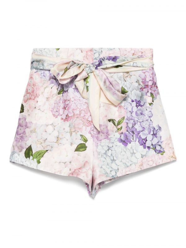 SHORTS IN SETA STAMPATI