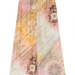 PANTALONE TALLOW IN SETA STAMPATO