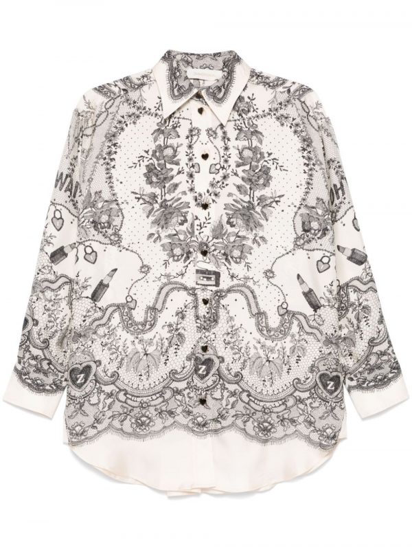 CAMICIA CRUSH IN SETA