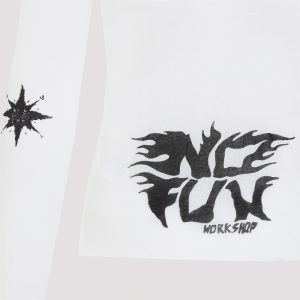 032C Black Sun Fine Rib T-shirt