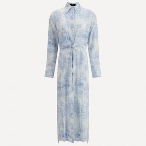 Abito chemisier stampa Toile de jouy