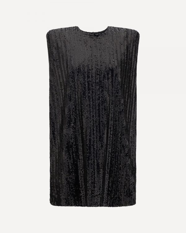 Abito mini con paillettes