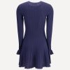 Abito corto in maglia pointelle — изображение 2