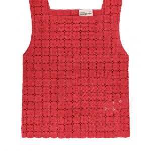 Azul embroidered cotton top