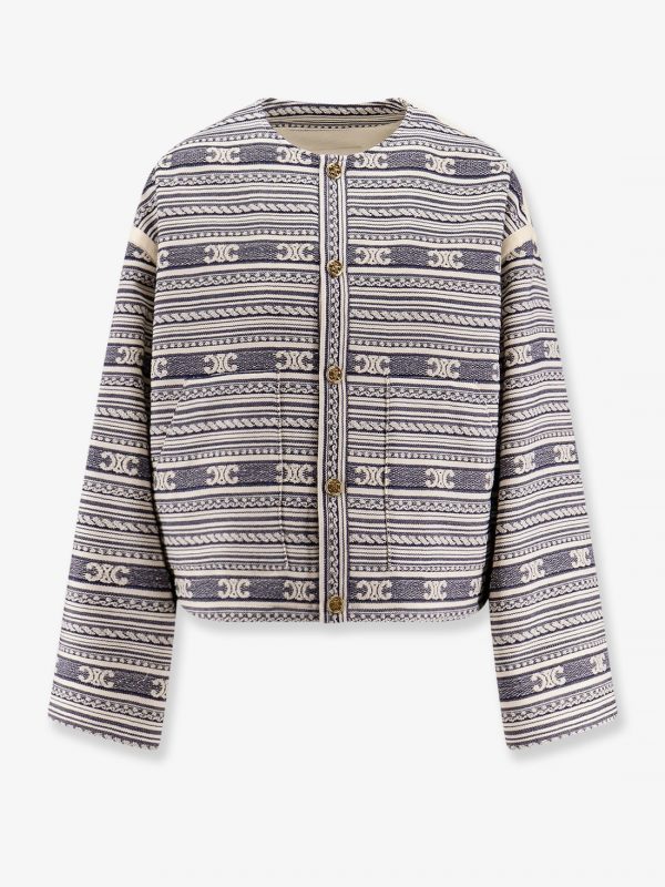 Wool blend blazer with Triomphe motif