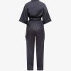 Viscose blend jumpsuit with belt — изображение 2