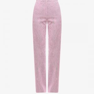 Plated jersey trouser